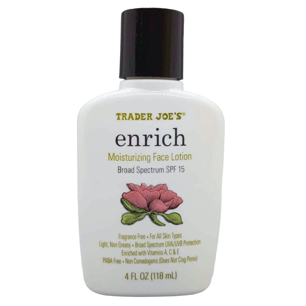 $7❤️‍🔥 Trader Joe's Enrich Moisturizing Face Lotion SPF15 Moisturizer